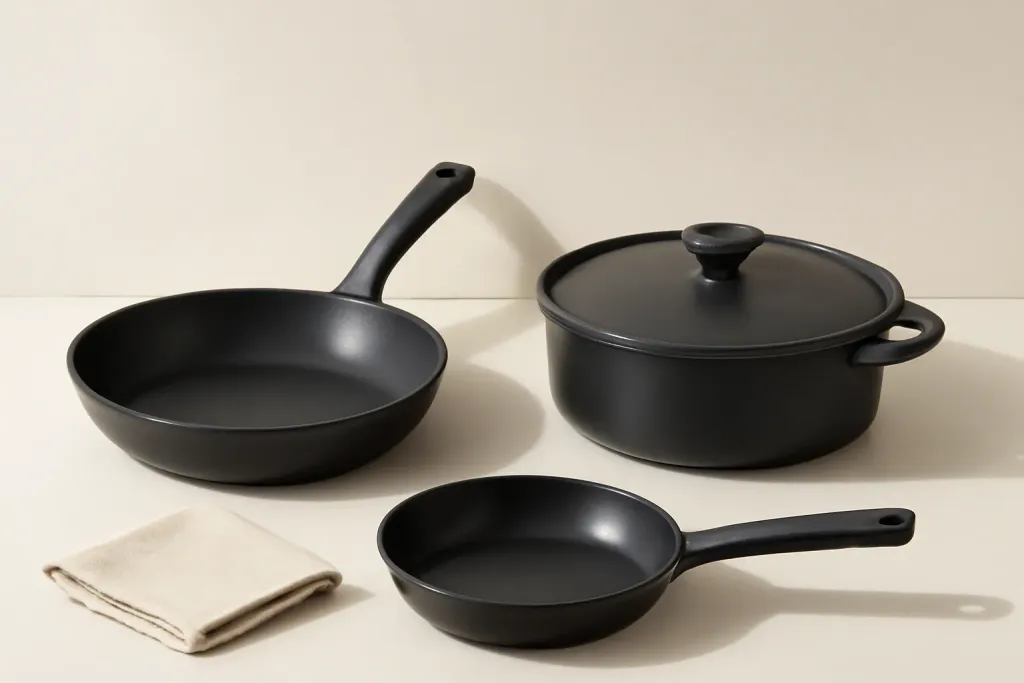 A second photo showing a related step or detail for frying pan vs sauté pan