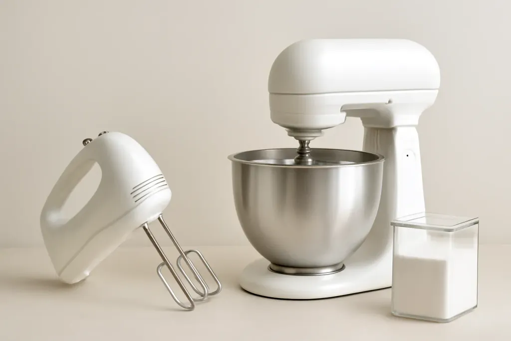A second photo showing a related step or detail for hand mixer vs stand mixer