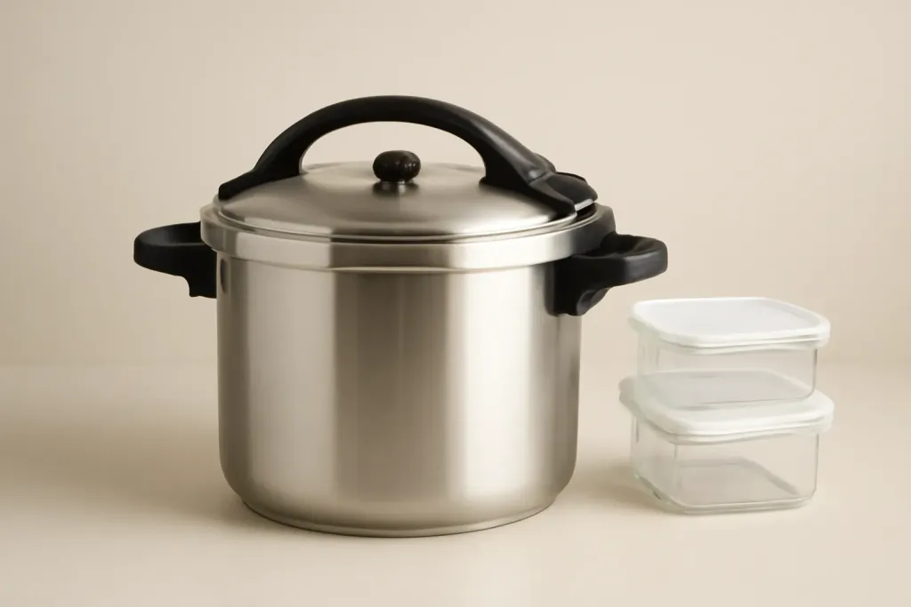Photo illustrating pressure cooker size guide